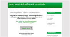 Desktop Screenshot of lcdnotebookservis.cz