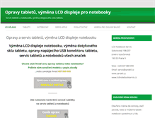 Tablet Screenshot of lcdnotebookservis.cz